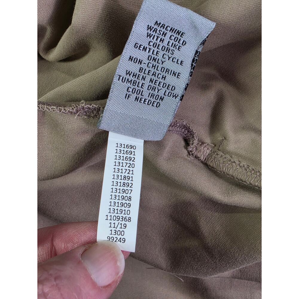 Catherines Suprema Collection Pants Womens 4X 30/32 Tan Pull On Stretch Pockets - Picture 12 of 14